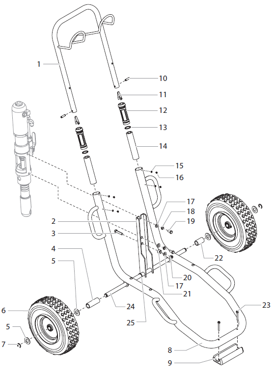 PowrTwin 4900 Cart Assembly Parts PowrTwin 4900 Cart Assembly Parts